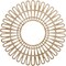 Ekena Millwork Cornelius Wood Fretwork Pierced Ceiling Medallion, Red Oak, 40"OD x 14 7/8"ID x 3/8"T CMWP40X0375CRRO - alternate 1